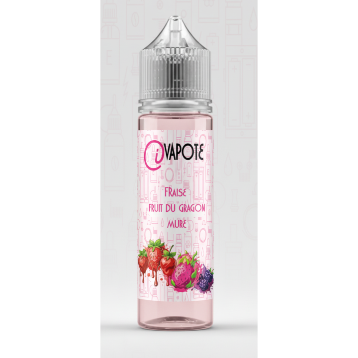Fraise Fruit du Dragon Mure 50ml Ivapote